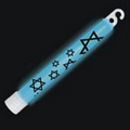 Glow Stick 6" - Star Of David - Blue